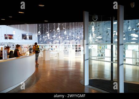 Bibliothèque, THÉ, Tenerife Espacio de las Artes, Tenerife Art Space, Santa Cruz de Tenerife, Tenerife, Canaries, Espagne. Banque D'Images