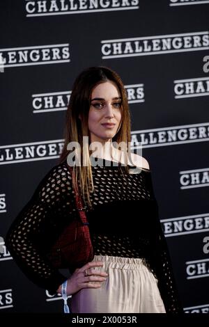 ROME, ITALIE - 8 AVRIL : Giulia Schiavo assiste à la première de 'Challengers' au Cinema Barberini le 08 avril 2024 à Rome, en Italie. (Photo de Giov Banque D'Images