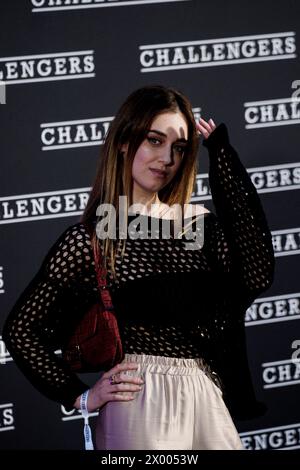 ROME, ITALIE - 8 AVRIL : Giulia Schiavo assiste à la première de 'Challengers' au Cinema Barberini le 08 avril 2024 à Rome, en Italie. (Photo de Giov Banque D'Images