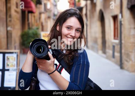 LaGuardia, Rioja Alavesa, Araba, pays Basque, Espagne. Banque D'Images