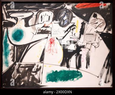 Arshile Gorky, Khorkom, 1905-Sherman, 1948, dernière peinture (le moine noir), 1948. Banque D'Images