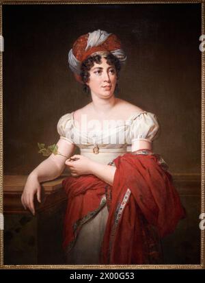 Madame de Staël, Hacia 1818-1849, Marie-Éléonore Godefroid (1778-1849). Banque D'Images