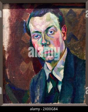 Robert DELAUNAY, París, 1885 - Montpellier, 1941, Autoportrait, 1908, Musée Reina Sofia, Madrid, Espagne. Banque D'Images