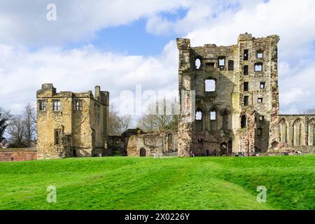 Ashby de la Zouch château ruines Ashby de la Zouch Leicestershire North West Leicestershire Angleterre UK GB Europe Banque D'Images