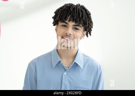 Cannes, France. 09th Apr, 2024. Ethan Isidore lors du 7ème Festival International des Canneseries le 09 avril 2024 à Cannes. Photo de David NIVIERE/ABACAPRESS.COM crédit : Abaca Press/Alamy Live News Banque D'Images
