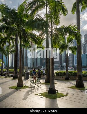 Marina Bay Sands, Singapour, Asie Banque D'Images