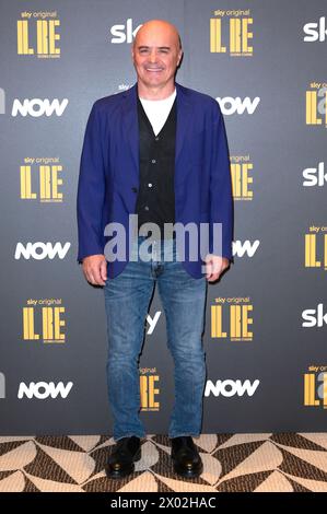 Luca Zingaretti beim Photocall zur 2. Staffel der Sky-Serie 'il Re' im Hotel Eden. ROM, 09.04.2024 Banque D'Images