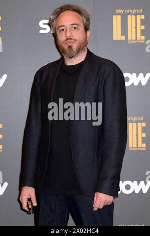 Giuseppe Gagliardi beim Photocall zur 2. Staffel der Sky-Serie 'il Re' im Hotel Eden. ROM, 09.04.2024 Banque D'Images