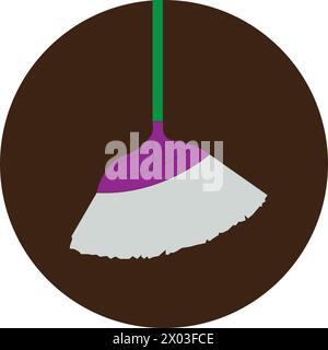 icône de balai illustration vectorielle conception simple Illustration de Vecteur