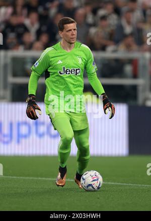 Turin, Italie. 7 avril 2024. Wojciech Szczesny de la Juventus lors du match de Serie A au stade Allianz, Turin. Le crédit photo devrait se lire : Jonathan Moscrop/Sportimage crédit : Sportimage Ltd/Alamy Live News Banque D'Images