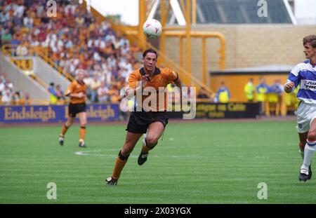 Wolverhampton Wanderers v Reading at Molineux 1-0 13/8/94 Lee Mills Banque D'Images