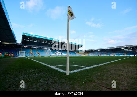 LEEDS, ANGLETERRE - 09 AVRIL : vue générale à l'intérieur du stade avant le match de championnat Sky Bet entre Leeds United et Sunderland au stade Elland Road le 9 avril 2024 à Leeds, Angleterre. (Photo de Francisco Macia/photos Players images) Banque D'Images