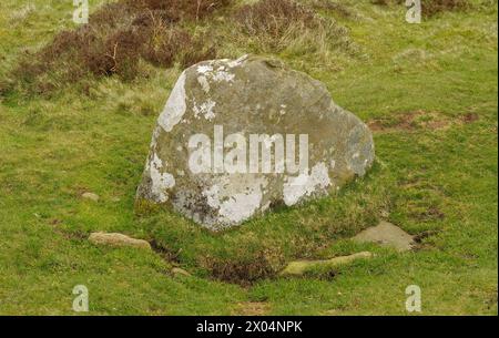 LORDENSHAWS IRON AGE HILLFORT, NORTHUMBERLAND Banque D'Images