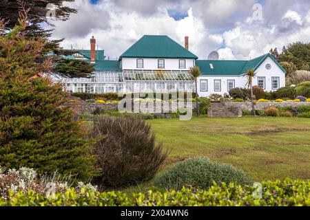 Government House, Ross Road, Stanley, Îles Falkland, samedi 02 décembre 2023. Photo : David Rowland / One-Image.com Banque D'Images