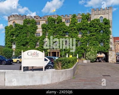 Royaume-Uni, Somerset, Taunton, Castle Hotel Banque D'Images