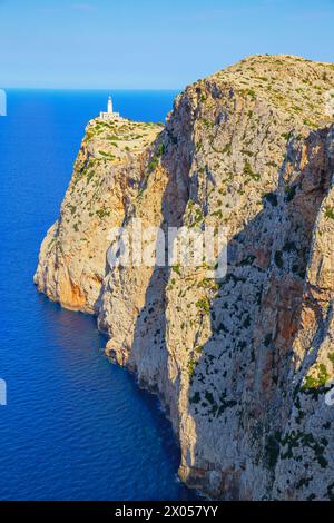 Phare de Formentor cape, Majorque, Îles Baléares, Espagne Banque D'Images