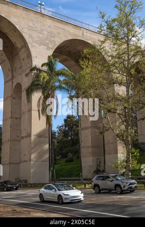 Le pont Cabrillo à Balboa Park à San Diego, Californie, États-Unis. Banque D'Images