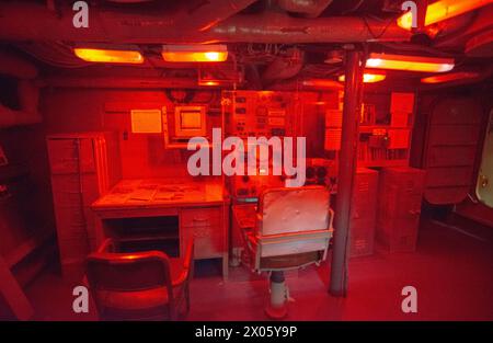 L'USS Turner Joy, destroyer de classe Forrest Sherman dans l'United States Navy dans l'État de Washington Banque D'Images