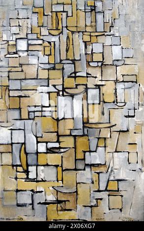 « Composition en ligne et en couleur » (1912-1913) de Piet Mondriaan. Musée Kröller-Müller, Parc national Het de Hoge Veluwe. Gelderland, pays-Bas Banque D'Images