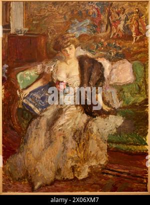 'Misia Godebska', 1908, Pierre Bonnard, Thyssen-Bornemisza Museum, Madrid, Spain, Europe Stock Photo