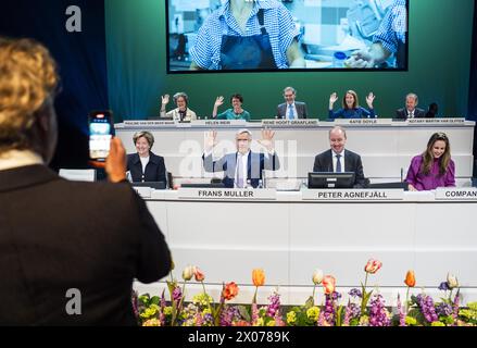 ZAANDAM - le conseil avant l'Assemblée générale des actionnaires du groupe de supermarchés Ahold Delhaize. ANP JEROEN JUMELET pays-bas OUT - belgique OUT Banque D'Images