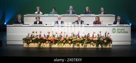 ZAANDAM - le conseil avant l'Assemblée générale des actionnaires du groupe de supermarchés Ahold Delhaize. ANP JEROEN JUMELET pays-bas OUT - belgique OUT Banque D'Images