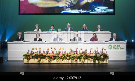 ZAANDAM - le conseil avant l'Assemblée générale des actionnaires du groupe de supermarchés Ahold Delhaize. ANP JEROEN JUMELET pays-bas OUT - belgique OUT Banque D'Images