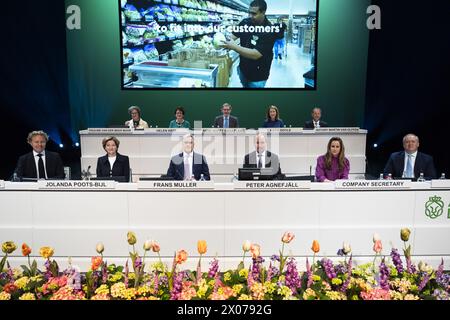 ZAANDAM - le conseil avant l'Assemblée générale des actionnaires du groupe de supermarchés Ahold Delhaize. ANP JEROEN JUMELET pays-bas OUT - belgique OUT Banque D'Images