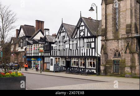 Le Roebuck Hotel Leek Banque D'Images