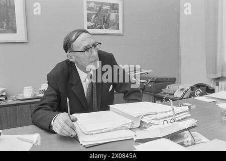 Courant 14 - 5 - 1973 : Sökelys sur le marché du logement les autorités d'Oslo doivent avoir la possibilité d'aider les locataires qui veulent reprendre des immeubles anciens afin de les rénover et de les mettre en bon état. Ainsi, une partie de la construction de logements serait arrachée des griffes de la construction de profits et du capitalisme, dit l'architecte et politicien municipal Gynt Krag. Gestionnaire de logements Erling Krohn photo : Lasse Nilsen / Aktuell / NTB ***PHOTO NON TRAITÉE*** Banque D'Images