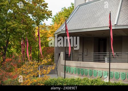 Ashland, OREGON, le 15 octobre 2023. Side of the Elizabethan Theatre à Ashland, Oregon, États-Unis Banque D'Images