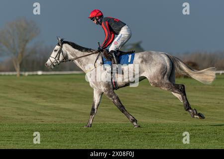 Troisième course à Wincanton, le 26 janvier 2022 Banque D'Images