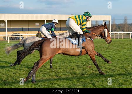 Quatrième course à Wincanton, le 26 janvier 2022, steeplechase Banque D'Images