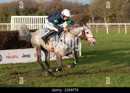 Quatrième course à Wincanton, le 26 janvier 2022, steeplechase Banque D'Images