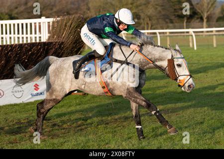 Quatrième course à Wincanton, le 26 janvier 2022, steeplechase Banque D'Images