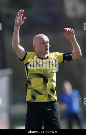 Michal Pazdan de Wieczysta Cracovie vu lors du match de football polonais du groupe IV 2023/2024 entre Wieczysta Cracovie et Avia Swidni au stade KS Wieczysta. Score final ; Wieczyst Krakow 2:0 Avia Swidnik. Banque D'Images