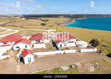 Paysage côtier du parc de conservation de Cape Willoughby, île Kangaroo Banque D'Images