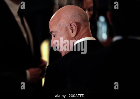 Washington, États-Unis. 10 avril 2024. Jeff Bezos d'Amazon. Assiste à une réception de divertissement organisée par le président américain Joe Biden pour la première ministre japonaise Kishida Fumio dans la salle à manger d'État de la Maison Blanche à Washington, DC, le mercredi 10 avril 2024. Photo de Yuri Gripas/UPI crédit : UPI/Alamy Live News Banque D'Images