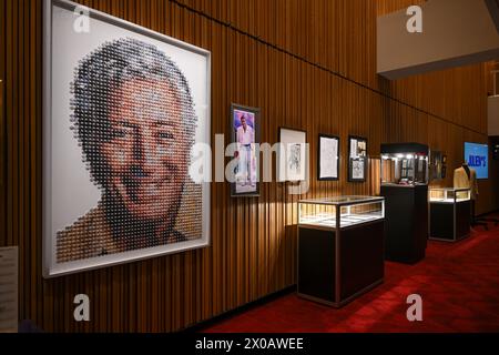 Une collection d'objets appartenant à Tony Bennett exposée lors de la vente aux enchères de Julien 'Tony Bennett : a Life Well-Lived' au Ertegun Jazz Hall of Fame in Jazz Banque D'Images