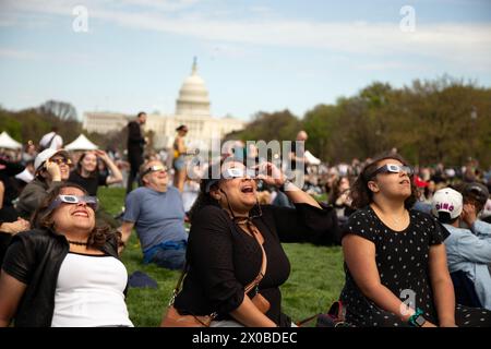 Washington DC, États-Unis. 08 avril 2024. (Photo de Turkhan Karimov/SOPA images/SIPA USA) crédit : SIPA USA/Alamy Live News Banque D'Images