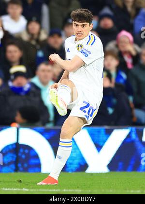 Leeds, Royaume-Uni. 09th Apr, 2024. Daniel James de Leeds United lors du Leeds United FC v Sunderland AFC Sky Bet EFL Championship match à Elland Road, Leeds, Royaume-Uni le 9 avril 2024 Credit : Every second Media/Alamy Live News Banque D'Images