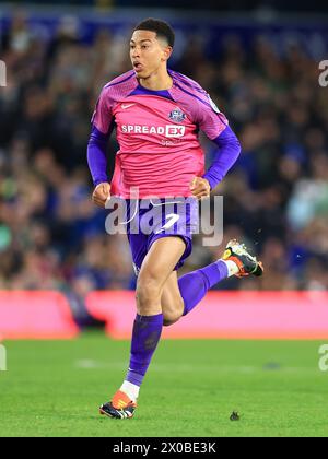 Leeds, Royaume-Uni. 09th Apr, 2024. Jobe Bellingham de Sunderland lors du Leeds United FC v Sunderland AFC SKY BET EFL Championship match à Elland Road, Leeds, Royaume-Uni le 9 avril 2024 Credit : Every second Media/Alamy Live News Banque D'Images