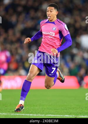 Leeds, Royaume-Uni. 09th Apr, 2024. Jobe Bellingham de Sunderland lors du Leeds United FC v Sunderland AFC SKY BET EFL Championship match à Elland Road, Leeds, Royaume-Uni le 9 avril 2024 Credit : Every second Media/Alamy Live News Banque D'Images