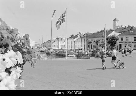 Aktuell 28-6-1973 : Trebarnsmamma på fabrikkgolvetKvinnenes kår i arbeidslivet Jofrid Jensen jobber på trikotasjefabrikken Harald Christensen A/S. I dag har fabrikken en arbeidsstokk på 70 personer, av dem 65 kvinner. Alle jobber akkord. Hun er fornøyd Med lønnen. Timelønnen til de ansatte kan på det mest ekstreme variere mellom 9 og 17 kroner timen, men det pleier ikke å ta lang tid før kvinnene arbeider i et raskt akkordtempo. Foto : ODD Ween / Aktuell / NTB ***FOTO IKKE BILDEBEHANDLET*** ce texte a été traduit automatiquement! Banque D'Images
