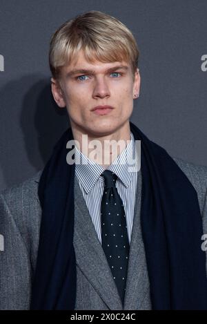 Londres, Royaume-Uni. 10 avril 2024. James Edward assiste à la première britannique de « Challengers » à l'Odeon luxe Leicester Square dans le centre de Londres, le 10 avril 2024. Première britannique de « Challengers » à l'Odeon luxe Leicester Square dans le centre de Londres. Crédit : SOPA images Limited/Alamy Live News Banque D'Images