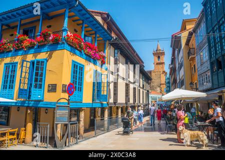 El Fontan Square. Oviedo, Espagne. Banque D'Images