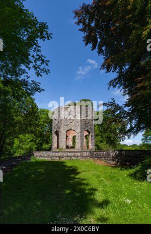 Le Gazebo octogonal, folie dans le belvédère demesne dans le comté de Westmeath, Irlande Banque D'Images