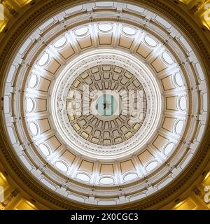 La rotonde dans le Capitole du Texas, Austin Banque D'Images