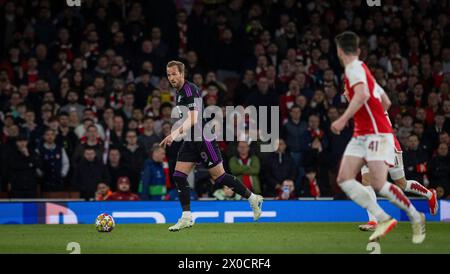 Londres, Angleterre. 09th Apr 2024. Harry Kane (Muenchen) Arsenal Londres - Bayern Munich Arsenal Londres - Bayern München 09.04.2024 Copyright (nur für Banque D'Images