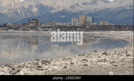 Mouillage au début du printemps Banque D'Images
